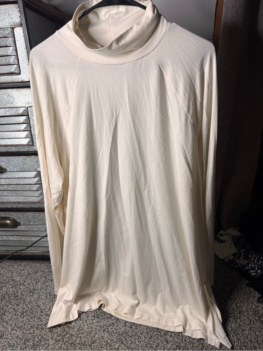 J. Jill Cream Everyday Luxe Supima Turtleneck